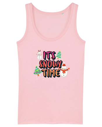 It's Snowy Time Cotton Pink