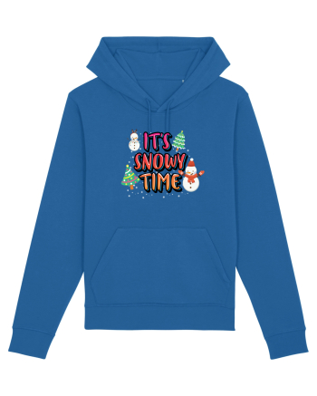 It's Snowy Time Royal Blue