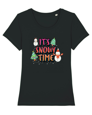 It's Snowy Time Black