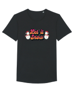 Let It Snow Tricou mânecă scurtă guler larg Bărbat Skater