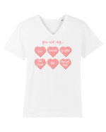 Tu ești... Tricou mânecă scurtă guler V Bărbat Presenter