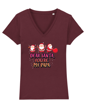 Dear Santa, You're My Papa Burgundy