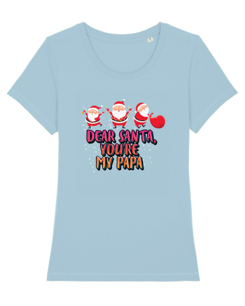 Dear Santa, You're My Papa Sky Blue