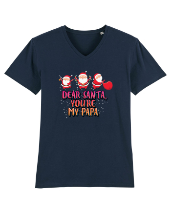Dear Santa, You're My Papa French Navy