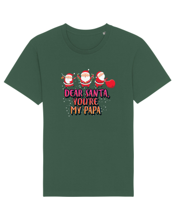 Dear Santa, You're My Papa Bottle Green