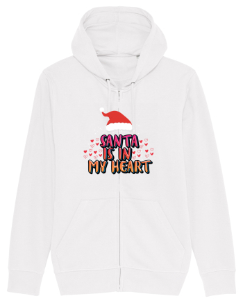 Santa Is In My Heart White