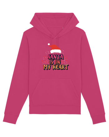 Santa Is In My Heart Raspberry