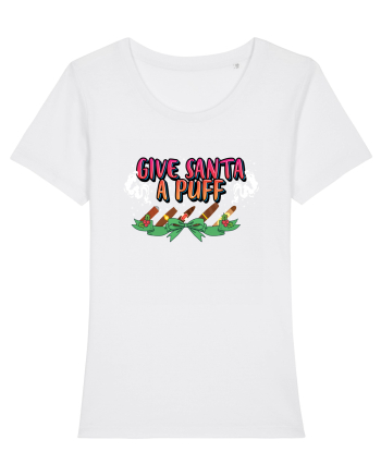 Give Santa A Puff White