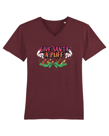Give Santa A Puff Burgundy