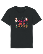 Santa Loves Party Tricou mânecă scurtă Unisex Rocker