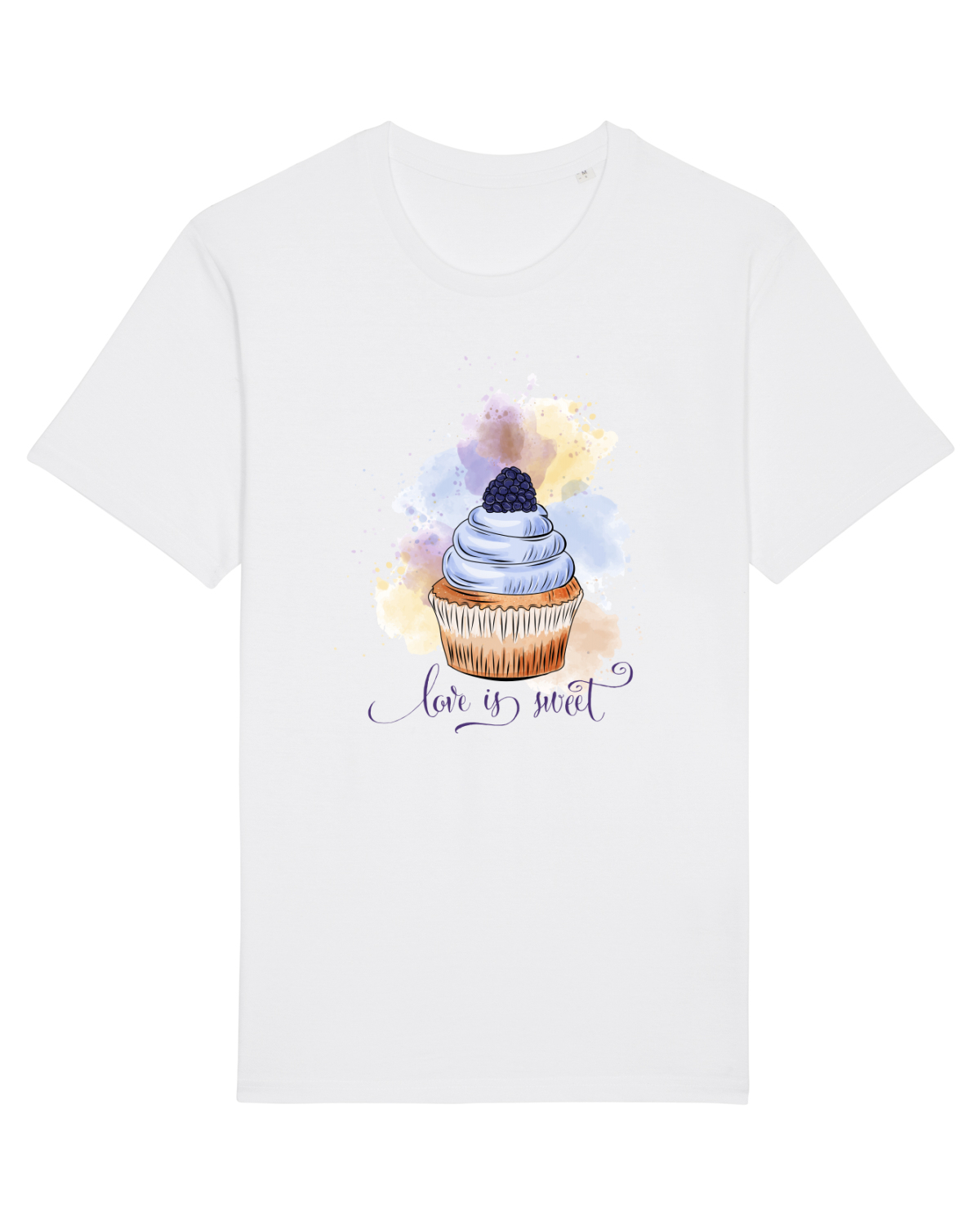 Tricou mânecă scurtă Unisex Rocker White