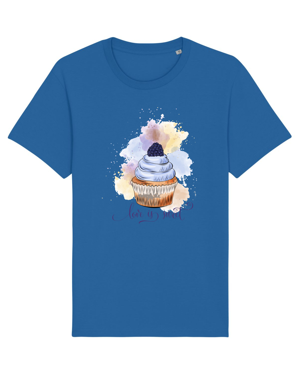 Tricou mânecă scurtă Unisex Rocker Royal Blue