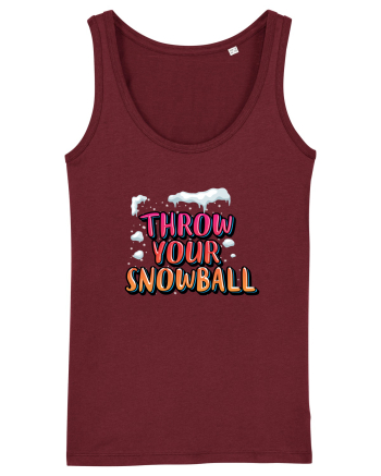 Throw Your Snowball Burgundy