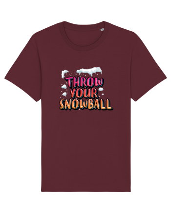 Throw Your Snowball Burgundy