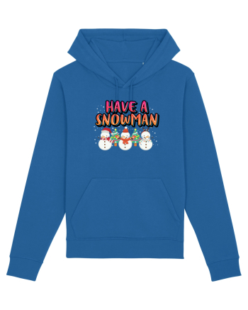 Have A Snowman Royal Blue