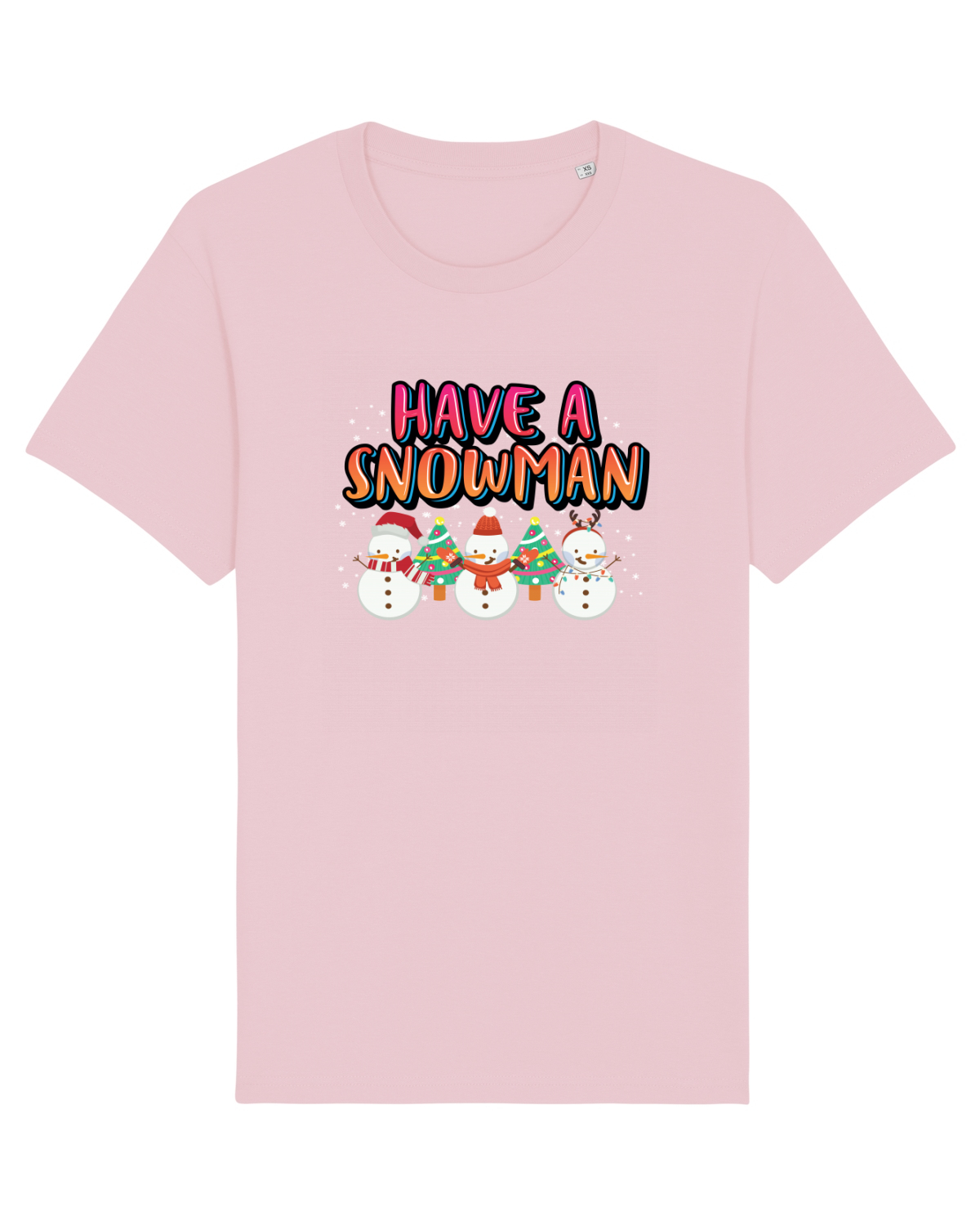 Tricou mânecă scurtă Unisex Rocker Cotton Pink