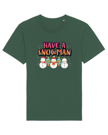 Have A Snowman Bottle Green