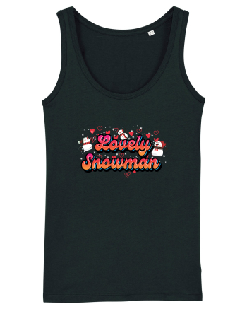 Lovely Snowman Black