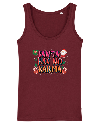 Santa Has No Karma Burgundy