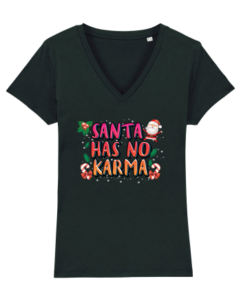 Santa Has No Karma Black