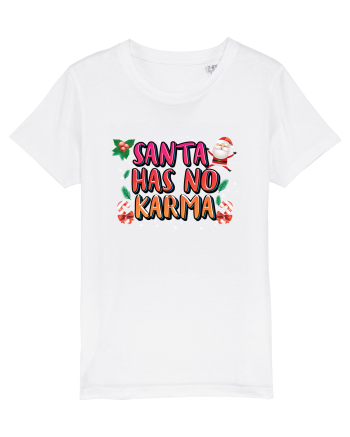 Santa Has No Karma White