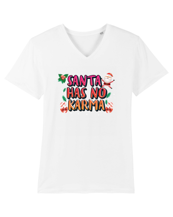 Santa Has No Karma White