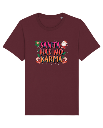 Santa Has No Karma Burgundy