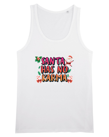 Santa Has No Karma White