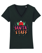 Santa Staff Tricou mânecă scurtă guler V Damă Evoker