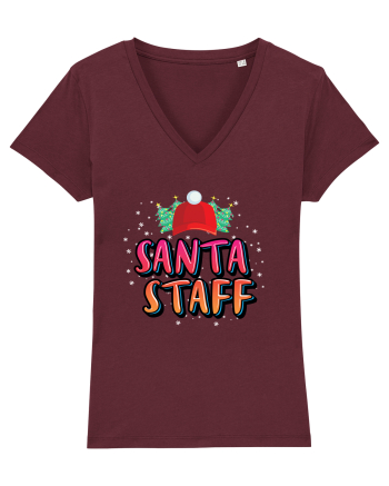 Santa Staff Burgundy