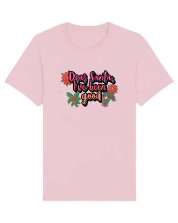Dear Santa, I've Been Good Cotton Pink