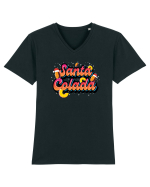Santa Colada Tricou mânecă scurtă guler V Bărbat Presenter