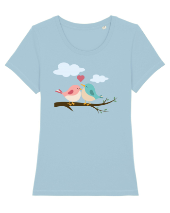 Doua păsărele Sky Blue