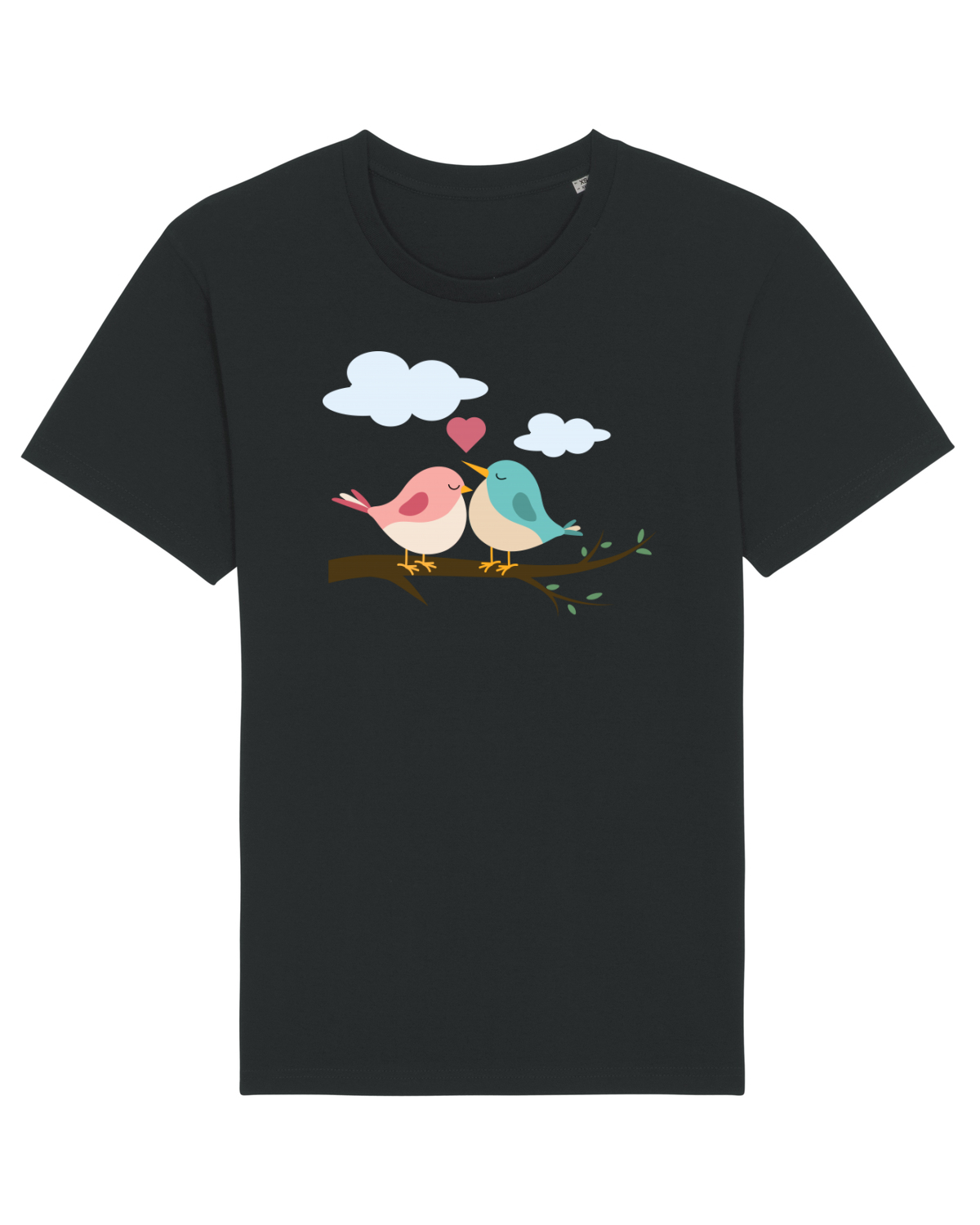 Tricou mânecă scurtă Unisex Rocker Black
