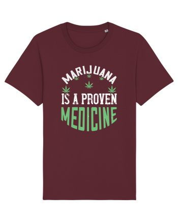 Marijuana is a Medicine Burgundy