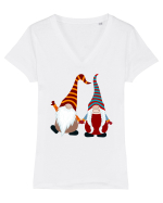 Elfi Tricou mânecă scurtă guler V Damă Evoker