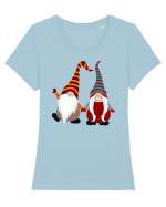 Elfi Tricou mânecă scurtă guler larg fitted Damă Expresser