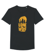 Lone Wolf Tricou mânecă scurtă guler larg Bărbat Skater