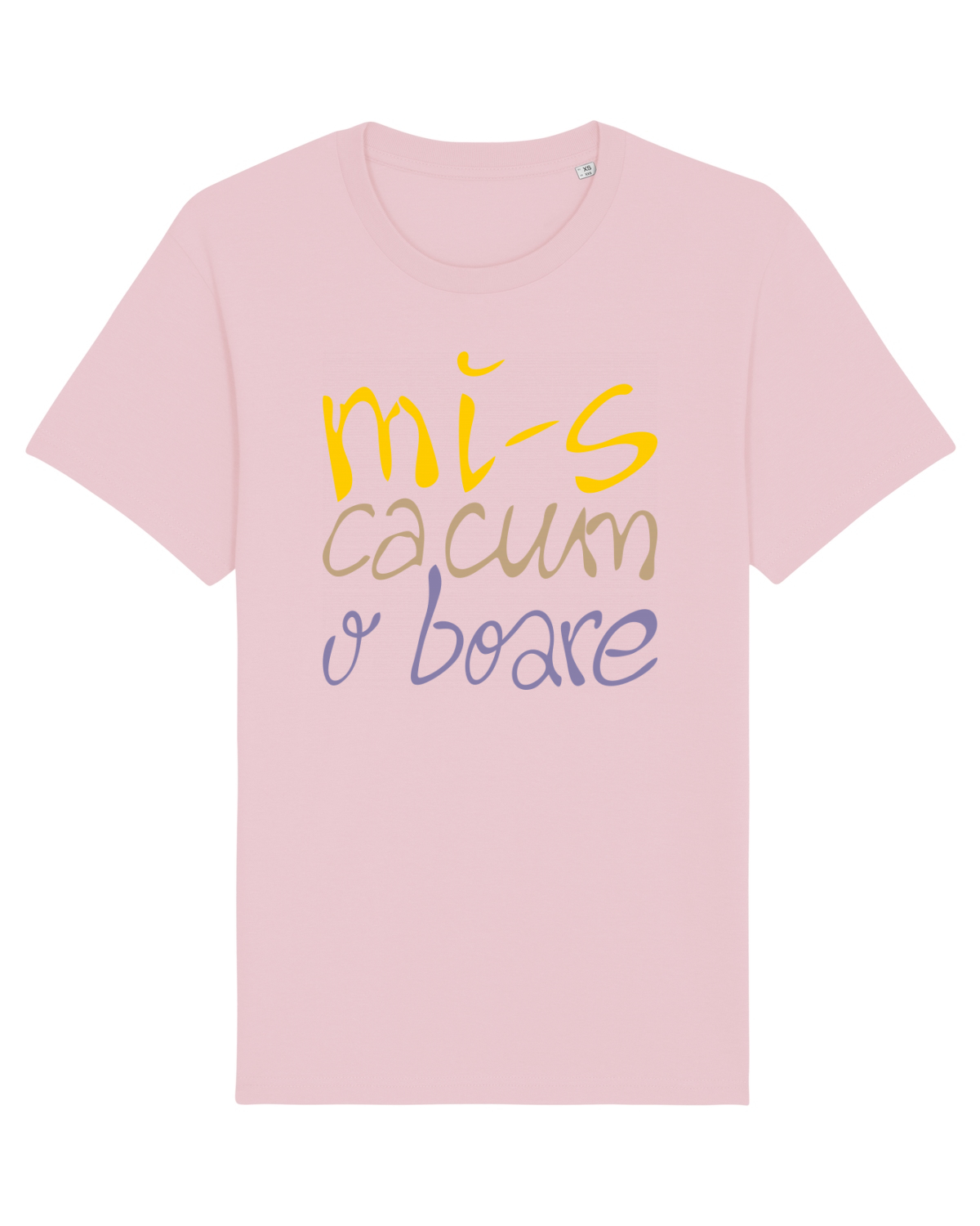 Tricou mânecă scurtă Unisex Rocker Cotton Pink