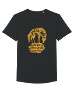 I'm the Wolf Tricou mânecă scurtă guler larg Bărbat Skater