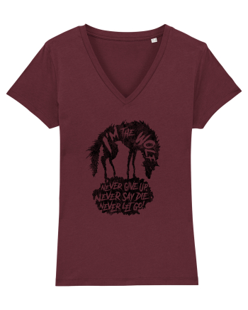 I'm the Wolf Burgundy