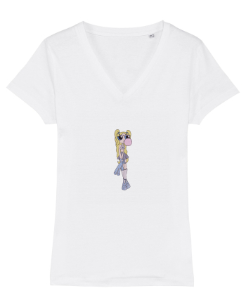 Powerpuff Bubbles Aesthetic Girls White