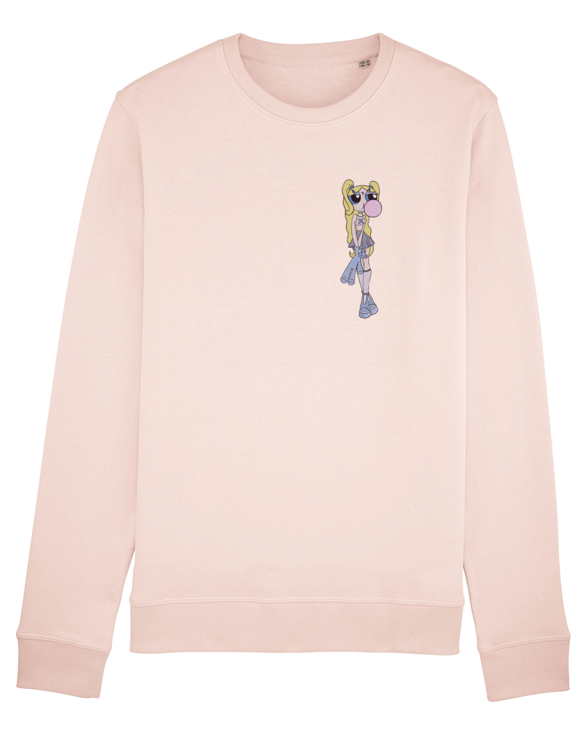 Bluză mânecă lungă Unisex Rise Candy Pink