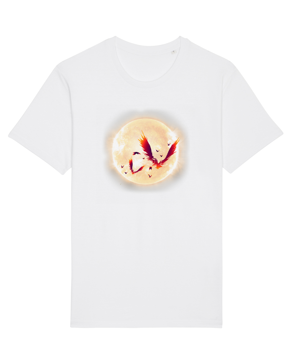 Tricou mânecă scurtă Unisex Rocker White