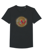 Pheonix Tricou mânecă scurtă guler larg Bărbat Skater