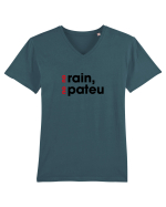 No rain, no pateu Tricou mânecă scurtă guler V Bărbat Presenter