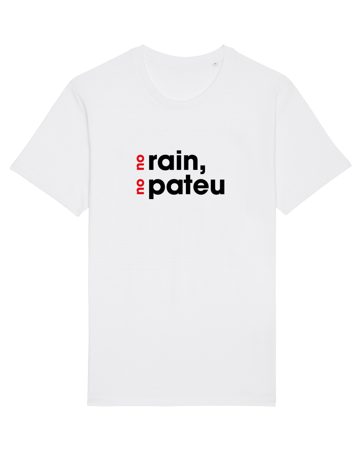 Tricou mânecă scurtă Unisex Rocker White