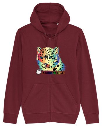 RGB Leopard Burgundy