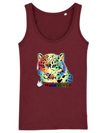 RGB Leopard Burgundy