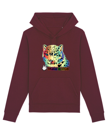 RGB Leopard Burgundy
